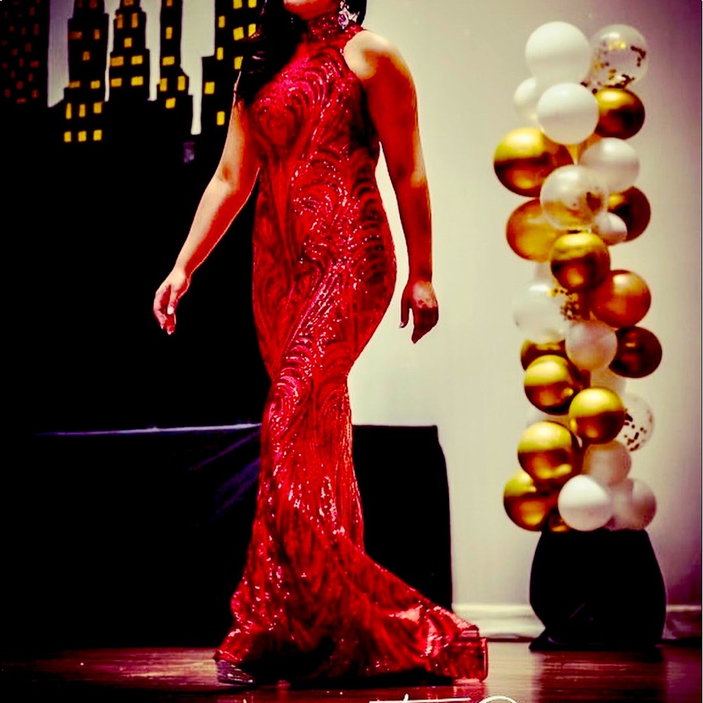 Cesar Solorzano couture gown